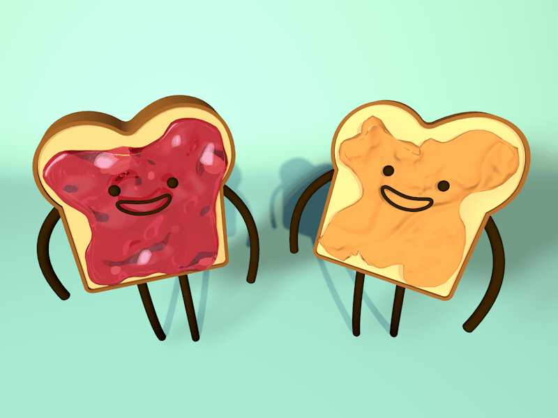 PB&J jelly love pbj peanut butter sandwich weird