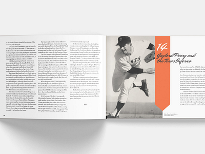 SF Giants Baseball coffee table book layout