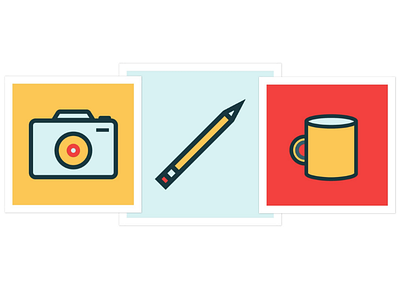 Creative Everyday Items Icon Set