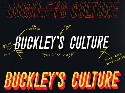 Buckley Culture Logo process