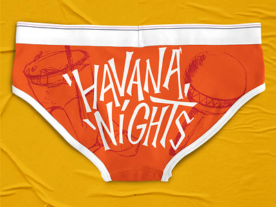 Havana Nights branding design graphic graphic design type typography