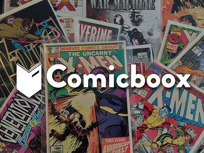 Comicboox! comicbooks comics identity logo subscription services