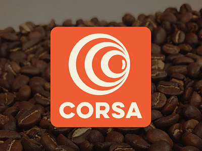 Corsa Coffee branding coffee coffee roaster logo