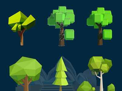 LowPoly game concept art game graphic graphic design illustration low poly