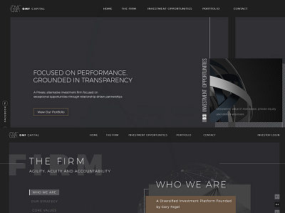 GMF Capital Web Design