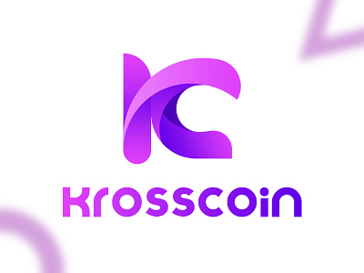 Logo Design bitcoin branding graphic design illustration krosscoin logo