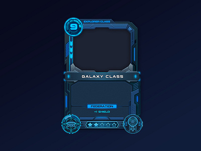 Sci-Fi card game concept ar concept design game graphic hearthstone illustration sci fi startrek vr