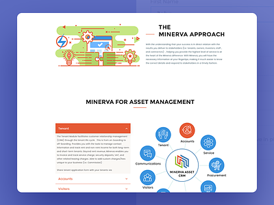 Minerva Platform crm intelligent landing management minerva physicianschoice platform psd ui ux web