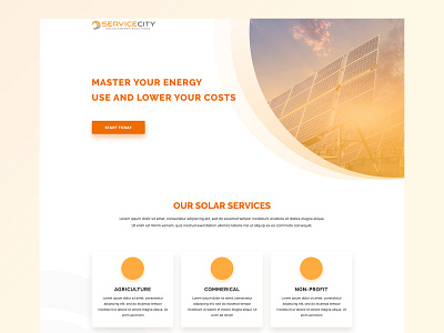 Servicecityenergy icon illustration landing page ui ux web web design webdesign