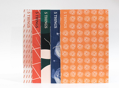 5 Things - Zines books design illustration patterns series sustainable zines