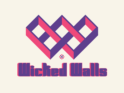 Wicked Walls Logo logo vector walls wicked