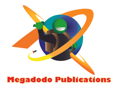 Megadodo Publications logo galaxy guide hitchhikers the to