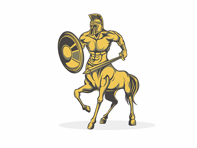 HORSPARTAN artwork graphic illustration logo spartan war warrior