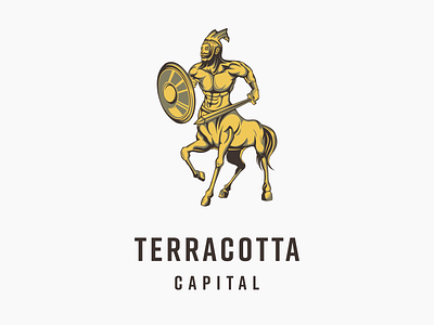 terracotta capital logo portfolio illustration sword terracotta war warior