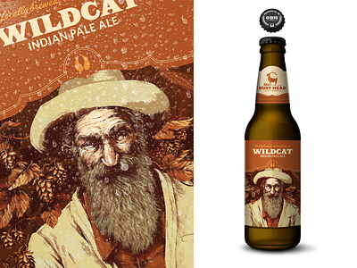 OBH Wildcat IPA Label