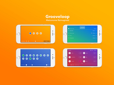 Grooveloop app design mobile mobile app mobile app design mobile design ui ux