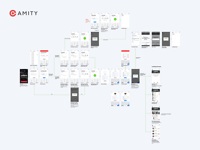 Amity: Sign Up Flow/UX/Logic Design