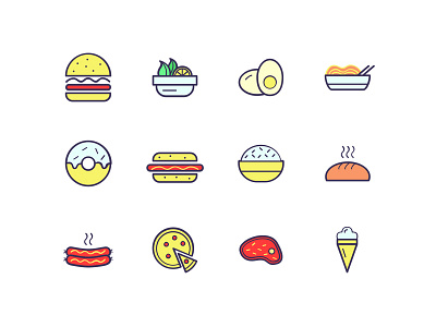 Food Icon icon icon design ui design