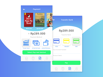 Payment Interface book payment ui ui design