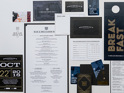 Read House Re-branding ad art direction branding branding design concept gatsby logo print type typography vintage