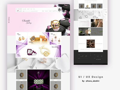 Ui/ Ux Design for a jewelry Online shop