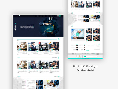 Ui / Ux Design for a educational website