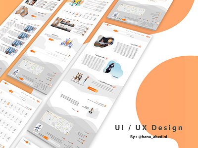 Ui / Ux Design for a website about idea