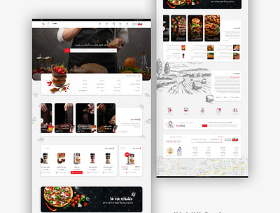 Ui / Ux Design for a online shop about food design graphic design online shop online store ui ux web website