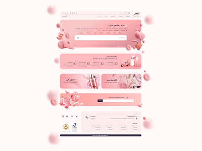 Ui / Ux Design for a online shop website