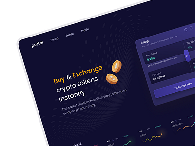 Cryptocurrency Exchange website