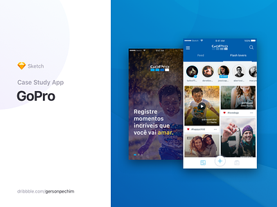 GoPro Case Study App app case study concept gopro photo ui ux