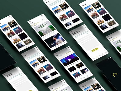 The Church App app branding design ui ux