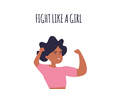 Breast Cancer Awareness Month Poster drawing illustration illustrator poster vector art