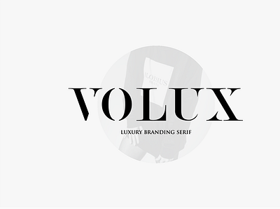 VOLUX awesome font brand branding clean font icon identity logo logos luxury brand mark modern serif serif font serif typeface serifs simple