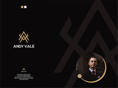 ANDY VALE clean design icon line logo logos luxury mark modern monogram monoline simple