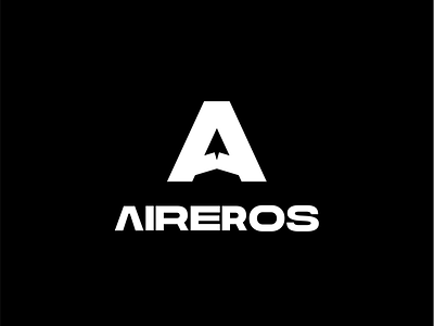 aireros a clean design icon illustration logo logos mark modern monogram paper simple ui