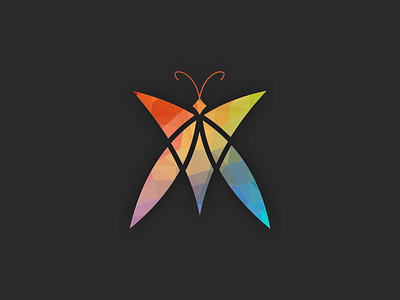butterfly brand butterfly clean icon idantity logo logos mark modern simple