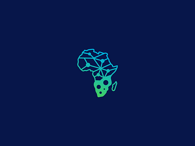 Africa technology networking africa awesome branding clean identity inspiration logo logos modern networking simple technologi