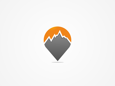 montain map brand clean icon idantity logo logos mark modern monoline simple