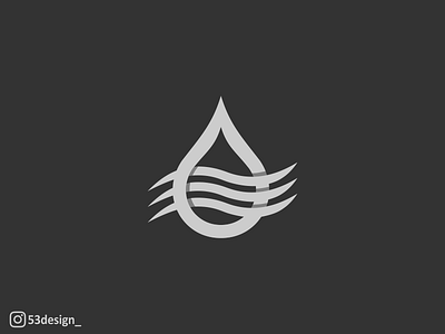 water brand clean icon idantity logo logos mark modern simple water