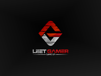 LEET GAMER clan design designs flat game gaming logo simple