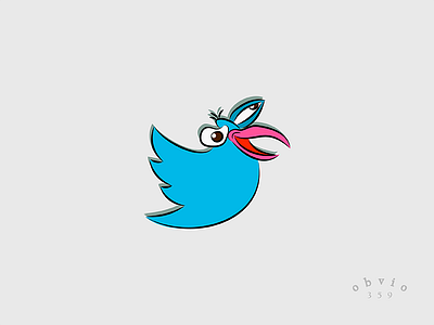 John Dilworth's Dirdy Birdy as Twitter logo dirdybirdy logo twitter