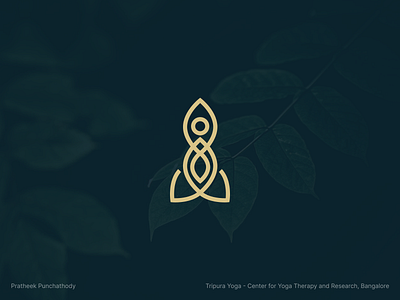 Logo Design - Tripura Yoga, Bangalore adobe best logo company logo figma figmadesign graphic design icon icon design illustration illustrator indian design logo logo inspiration mobile design ui vector yoga studio