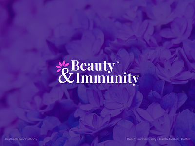 Beauty & Immunity - Logo Design adobe best logo branding design design making figma graphic design icon design illustration logo logo design logo inspiration ui ux vector