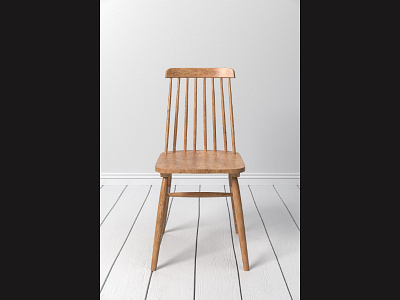Scandinavian Chair 3D Model 3dmodel 3drender 3dvisualization cgart cgi chair furniture nordic oak photorealistic scandinavian