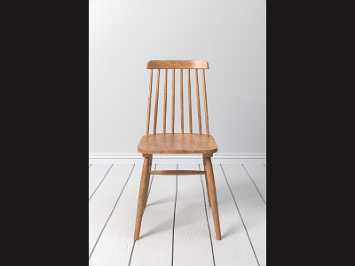 Scandinavian Chair 3D Model