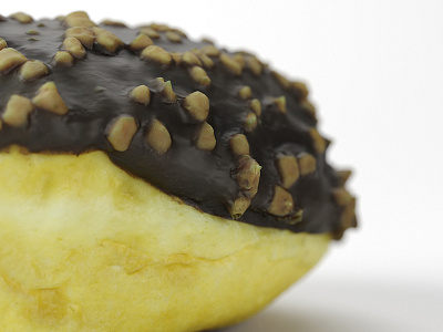 Donut #1 3d cg cgi chocolate delicious donut food foodrender photorealistic product render vfx