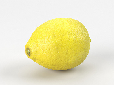 Lemon #1 3d cg cgi delicious food foodrender fruit lemon photorealistic product render vfx