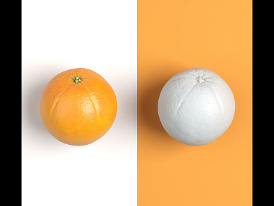 Orange #1 3d cg cgi delicious food foodrender fruit orange photorealistic product render vfx