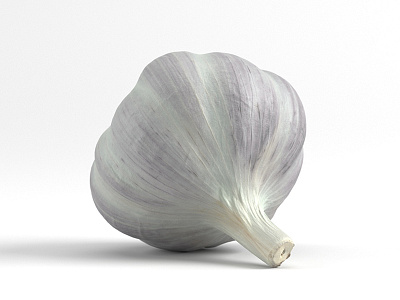 Garlic #1 3d cg cgi delicious food foodrender garlic photorealistic product render vegetable vfx